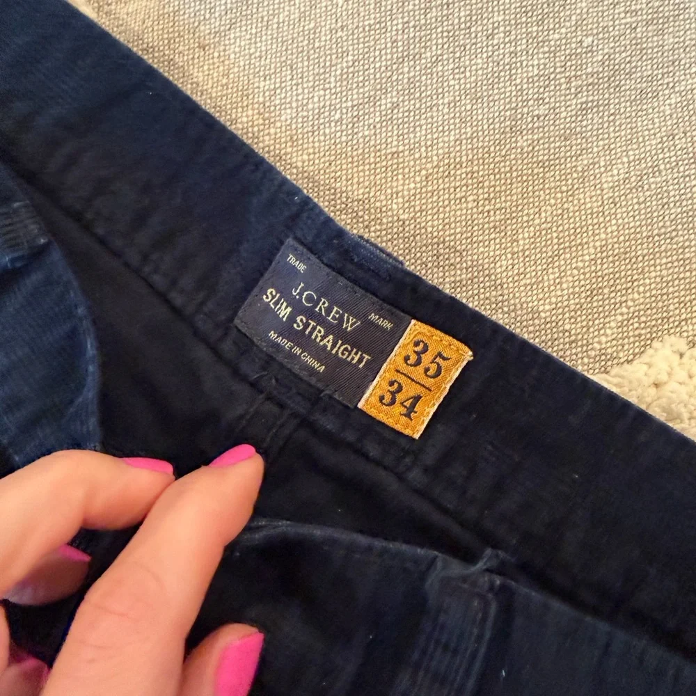 Men’s Navy Corduroy Jeans